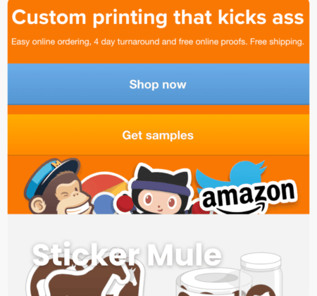 Sticker Mule